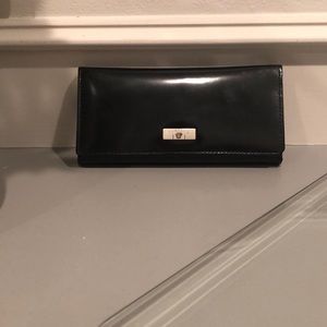 ladies black versace wallet